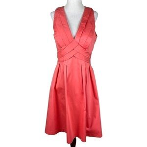Calvin Klein Orange/Peach Sleeveless Dress